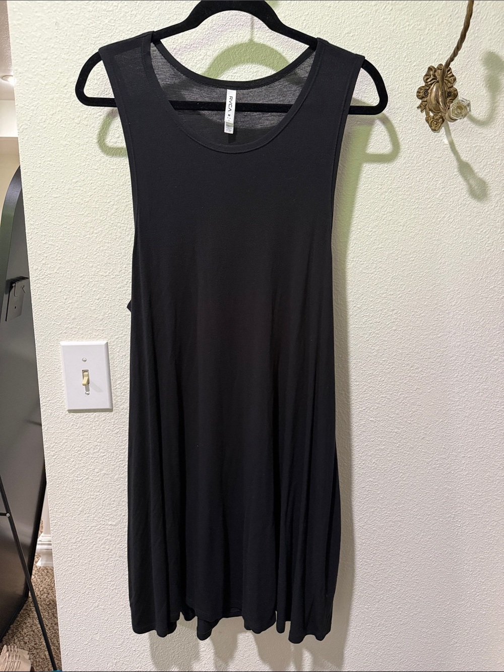 RVCA Black Midi Dress